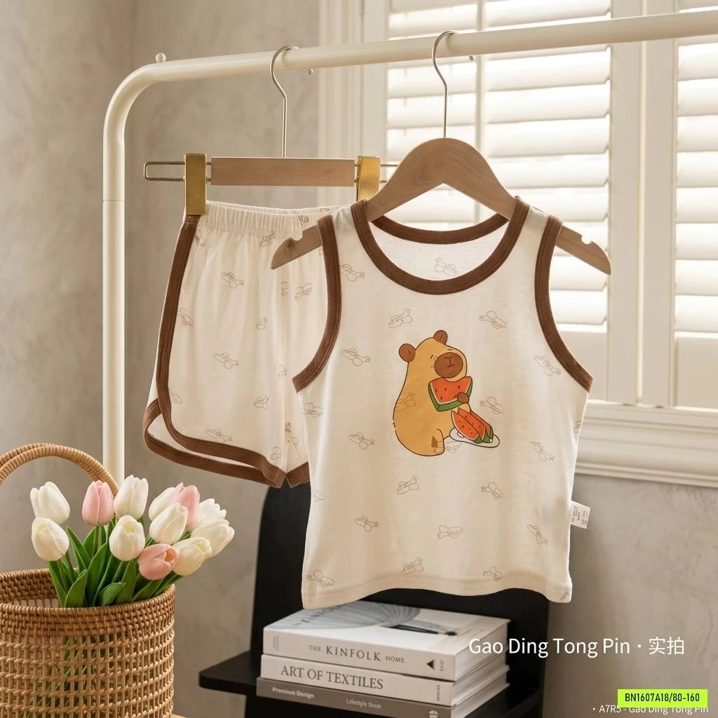 BỘ COTTON BA LỖ KUTE