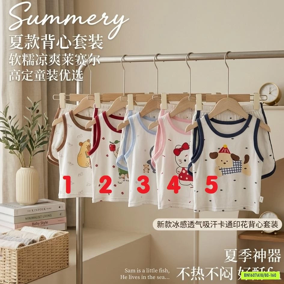 BỘ COTTON BA LỖ KUTE