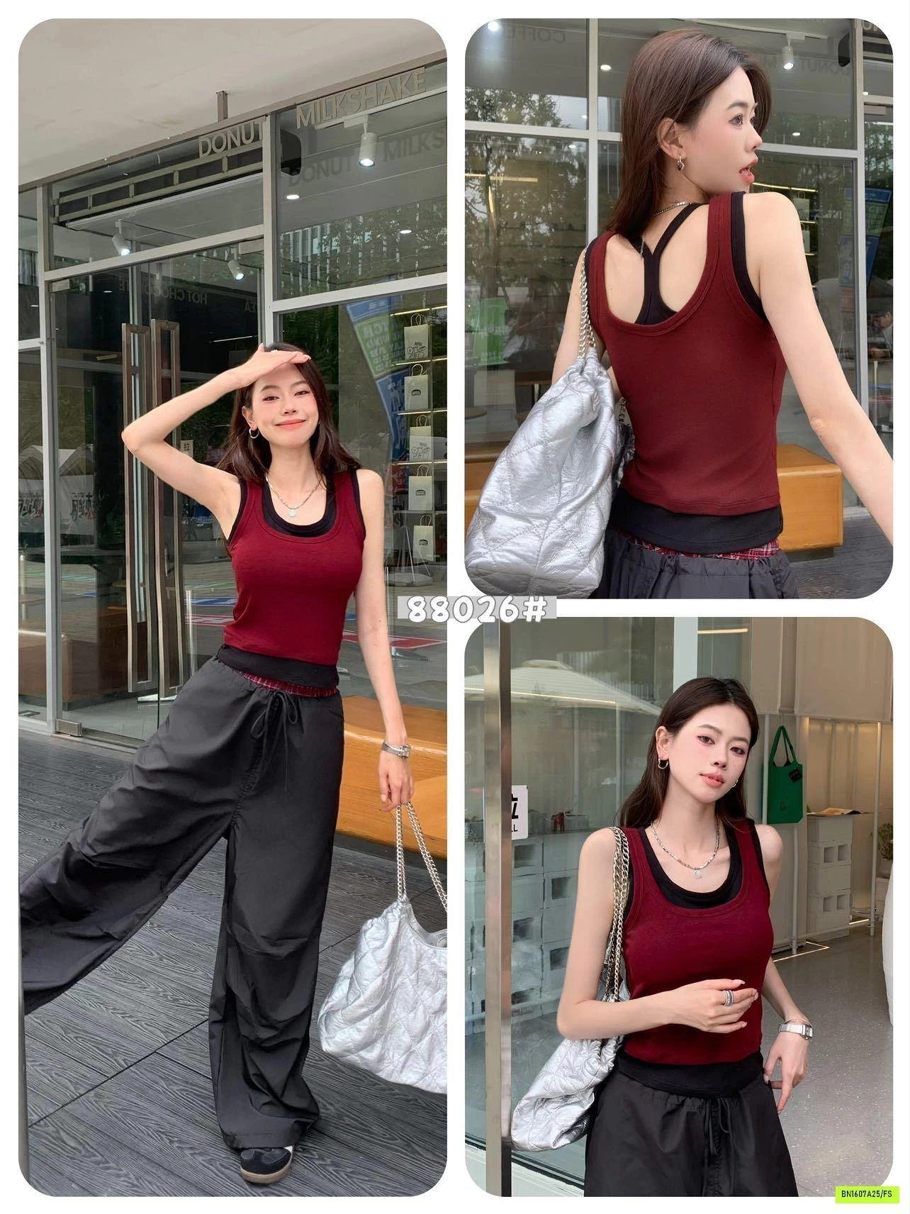 ÁO BA LỖ PHỐI 2 LỚP KÈM BRA
