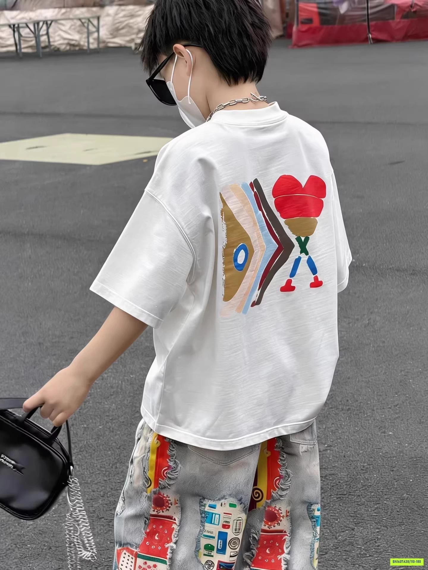 ÁO THUN MIX QUẦN IN HÌNH CÁ TÍNH BT