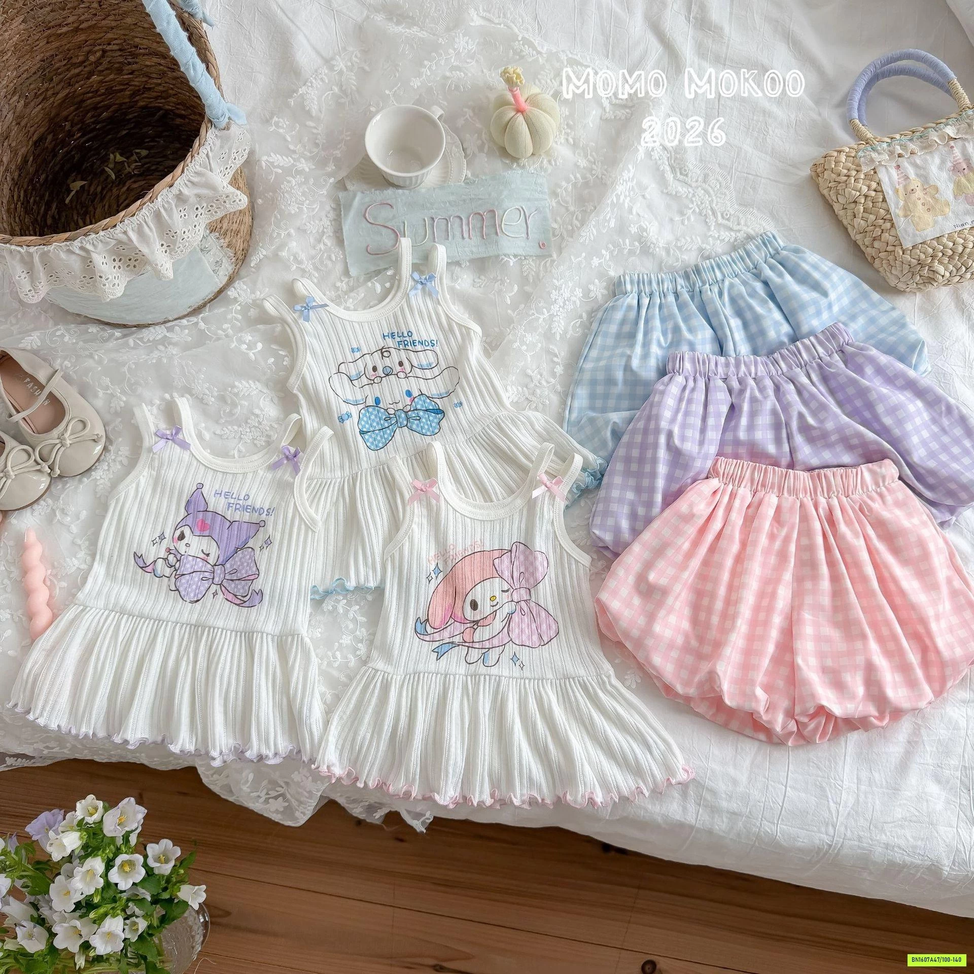 SÉT BỘ QUẦN BÍ SANRIO