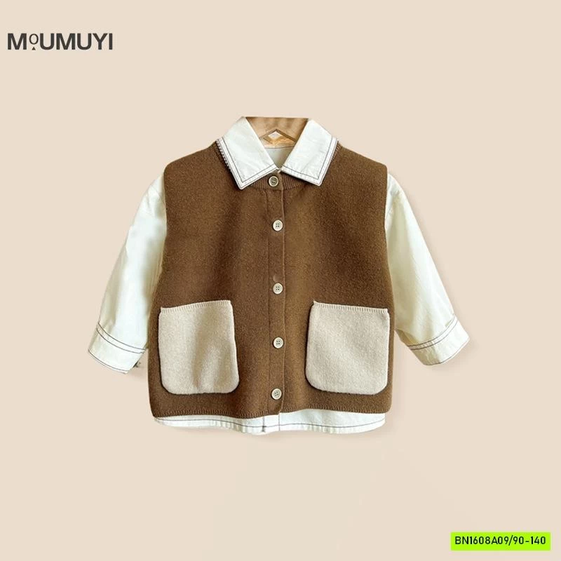 SÉT GILE + SƠ MI NÂU VINTAGE