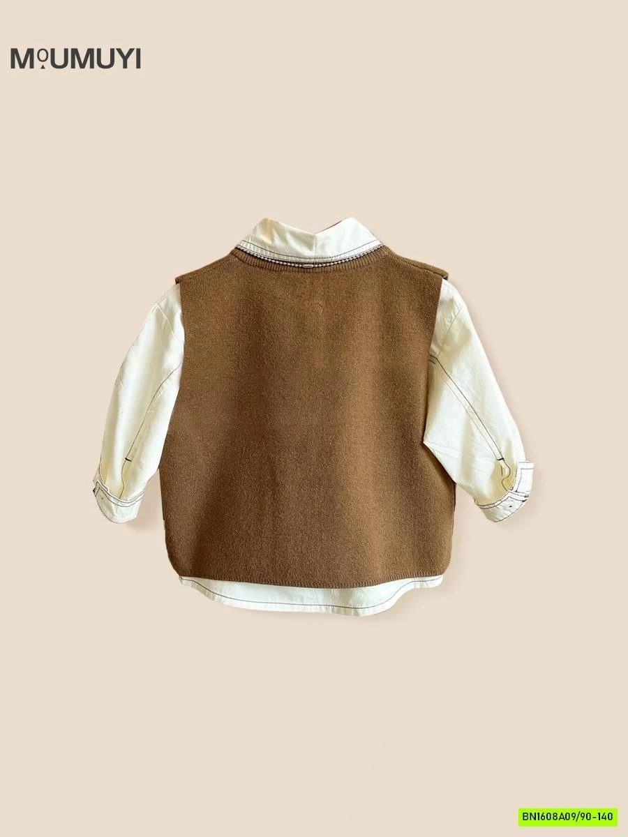 SÉT GILE + SƠ MI NÂU VINTAGE