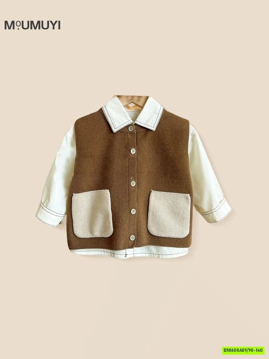 SÉT GILE + SƠ MI NÂU VINTAGE