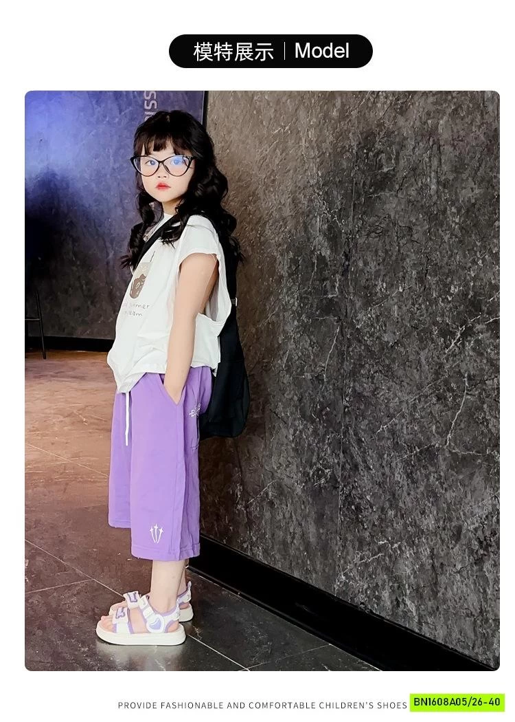 SANDAL CHỮ PHỐI MÀU