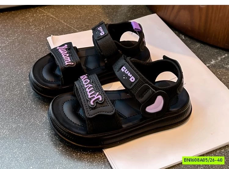 SANDAL CHỮ PHỐI MÀU