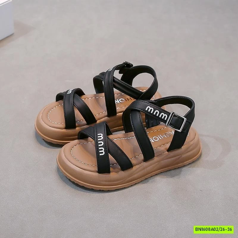 SANDAL QUAI CHÉO IN CHỮ