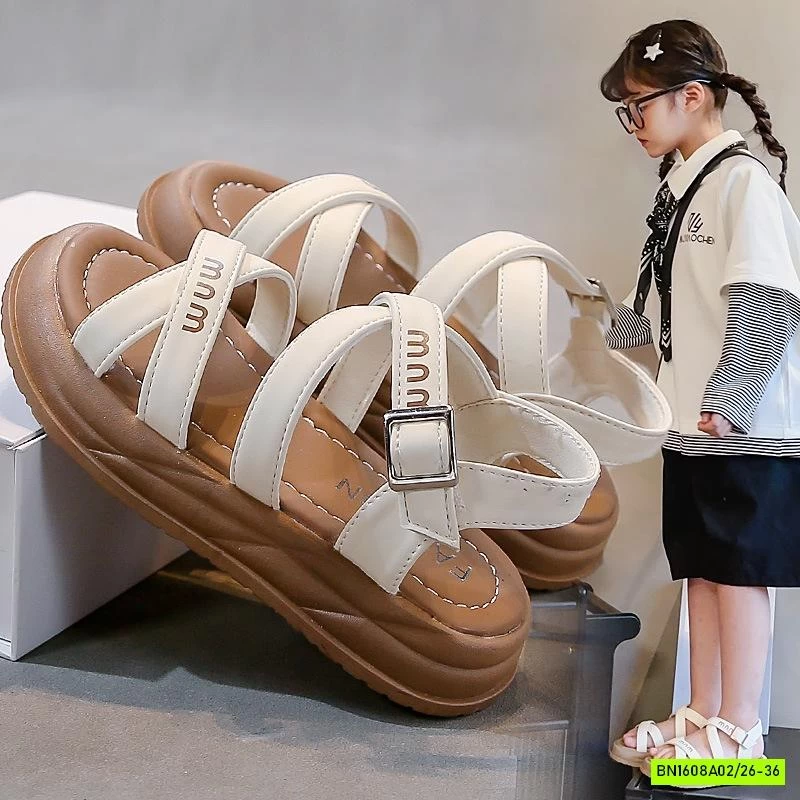 SANDAL QUAI CHÉO IN CHỮ