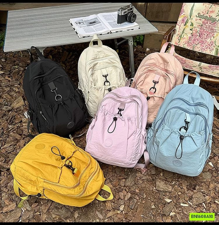 BALO VẢI GIÓ TRƠN MÀU DU LỊCH