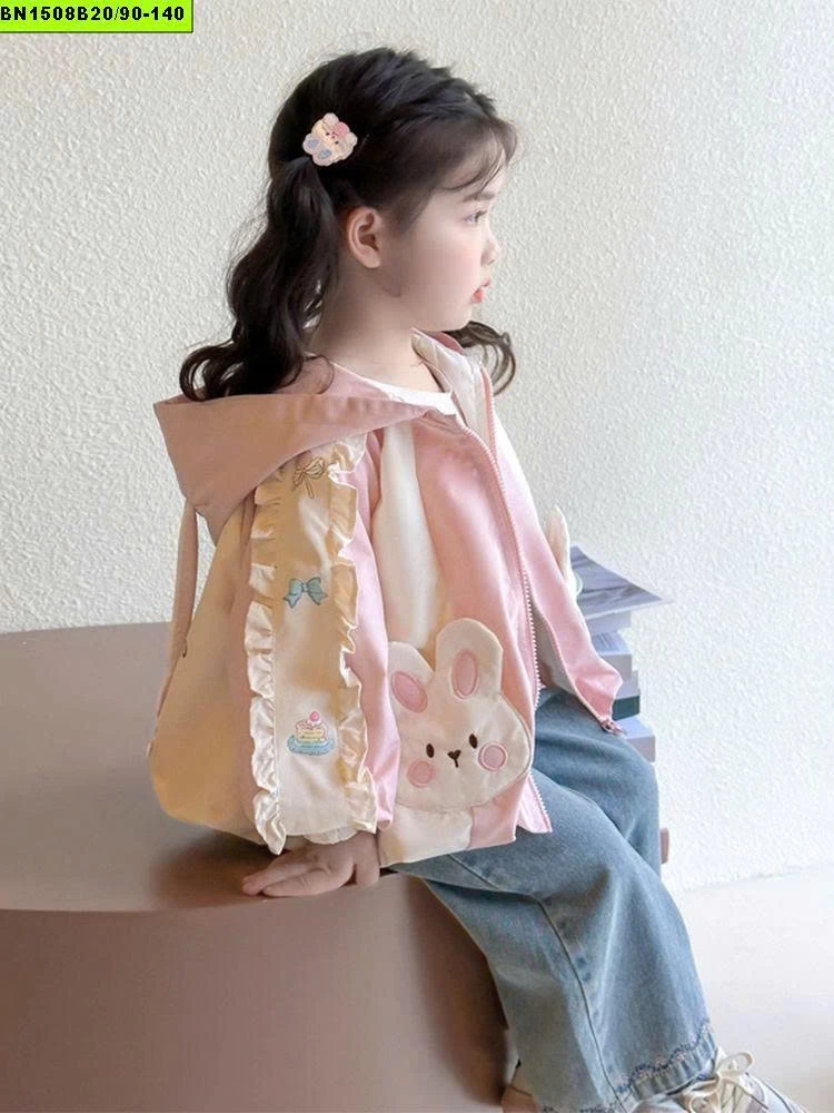 ÁO KHOÁC TAI THỎ CHO BÉ