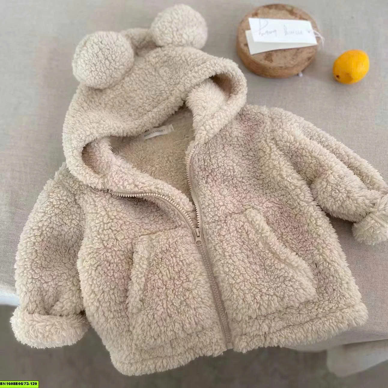 ÁO KHOÁC LÔNG CỪU NHÍ TRƠN MÀU