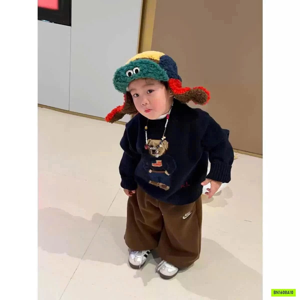 MŨ PHI CÔNG LÔNG CỪU PHỐI MÀU