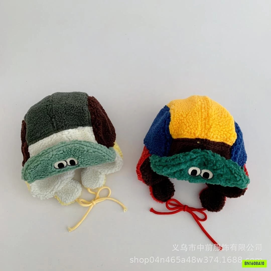 MŨ PHI CÔNG LÔNG CỪU PHỐI MÀU