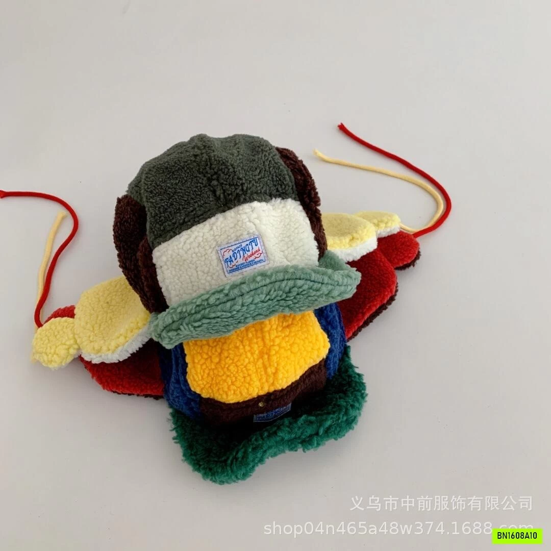 MŨ PHI CÔNG LÔNG CỪU PHỐI MÀU