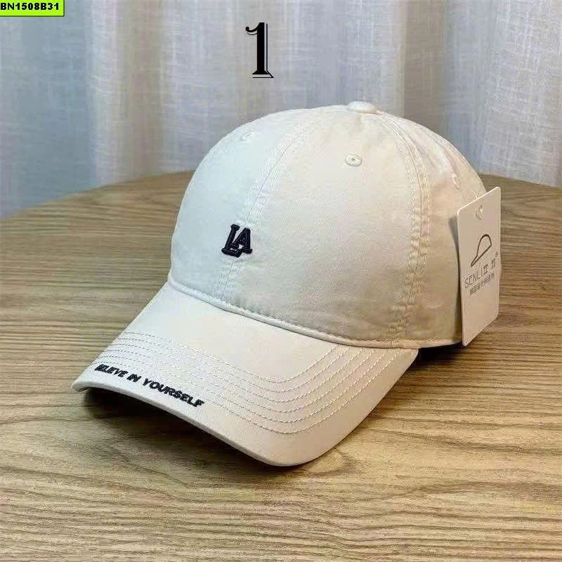 SET 2 MŨ LƯỠI TRAI NỮ THÊU CHỮ LA