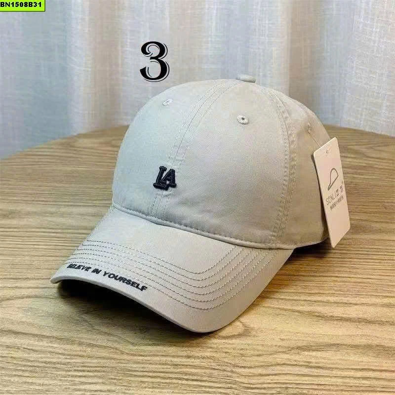 SET 2 MŨ LƯỠI TRAI NỮ THÊU CHỮ LA