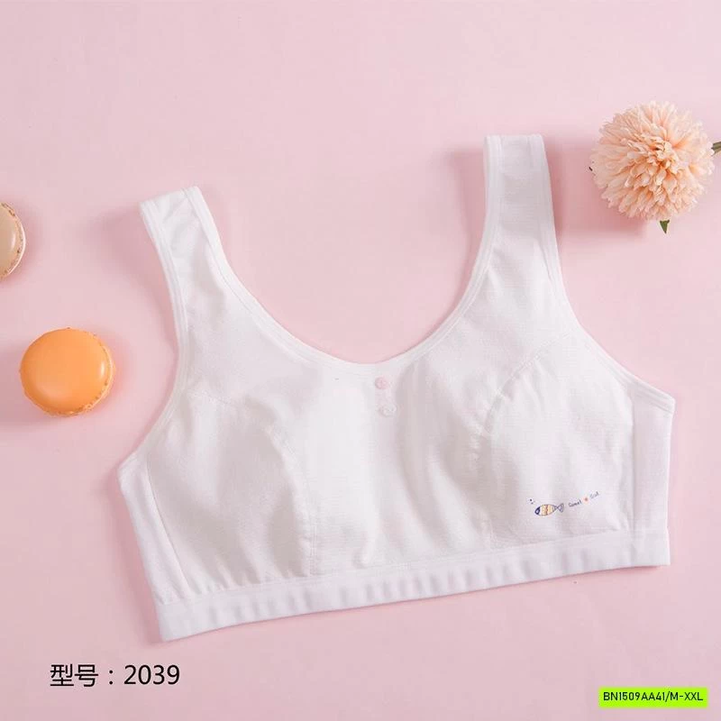 BRA COTTON KHÔNG ĐỆM BÉ GÁI