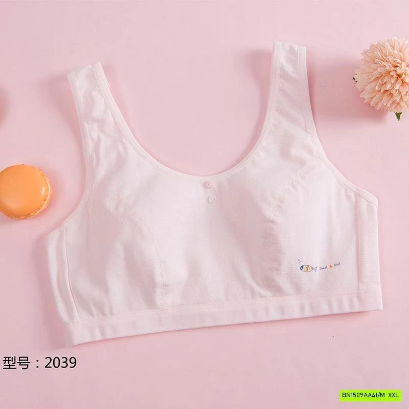 BRA COTTON KHÔNG ĐỆM BÉ GÁI