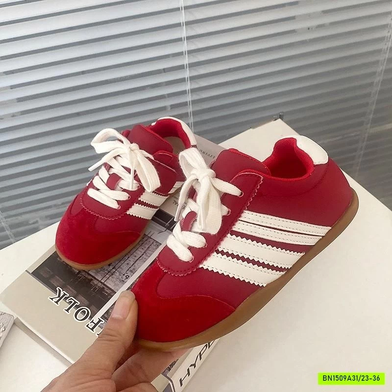 GIÀY DA LỘN 3 SỌC BUỘC DÂY