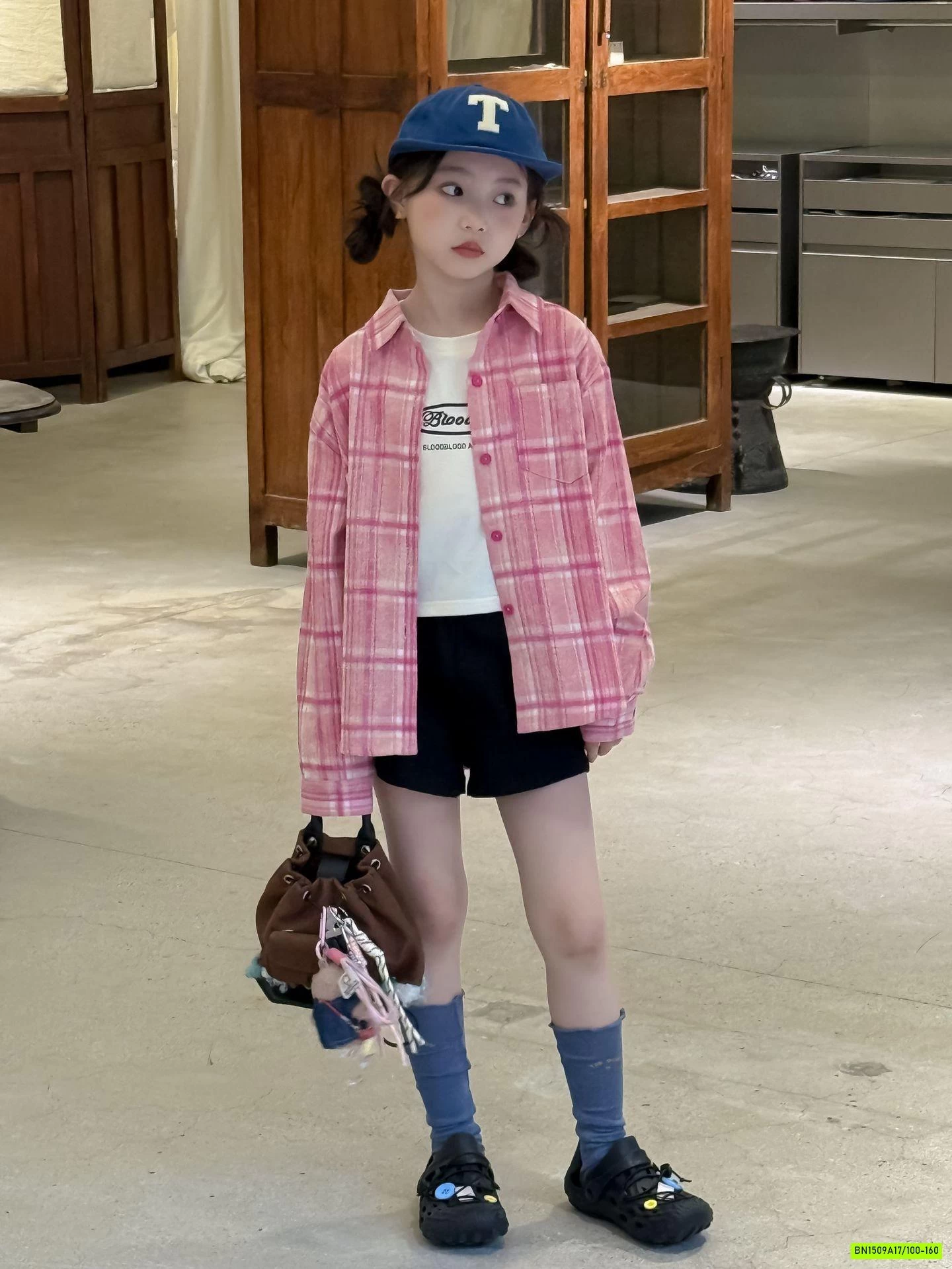 SƠ MI DÀI TAY CARO HỒNG