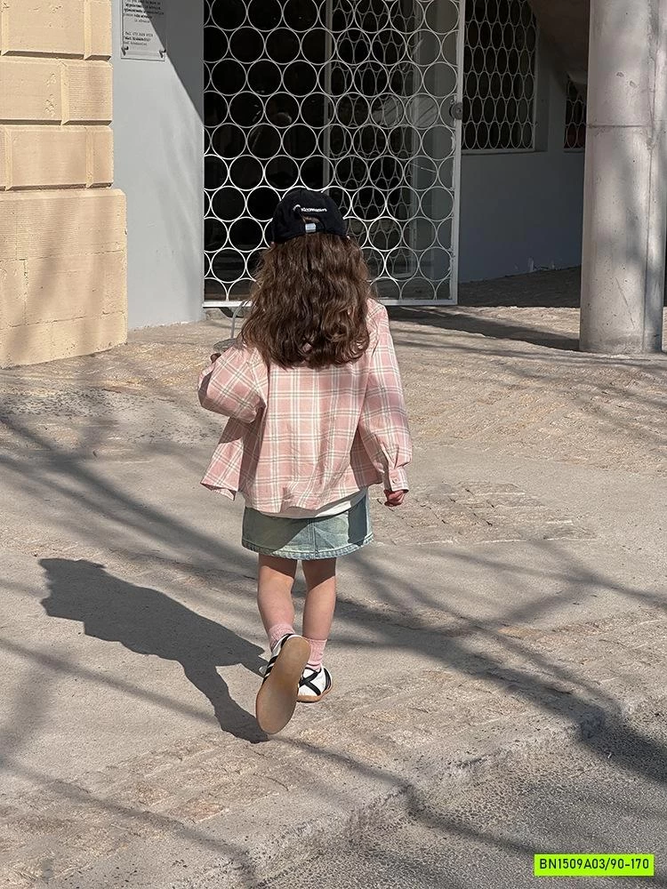 SƠ MI CARO HỒNG 25A052 AMBB