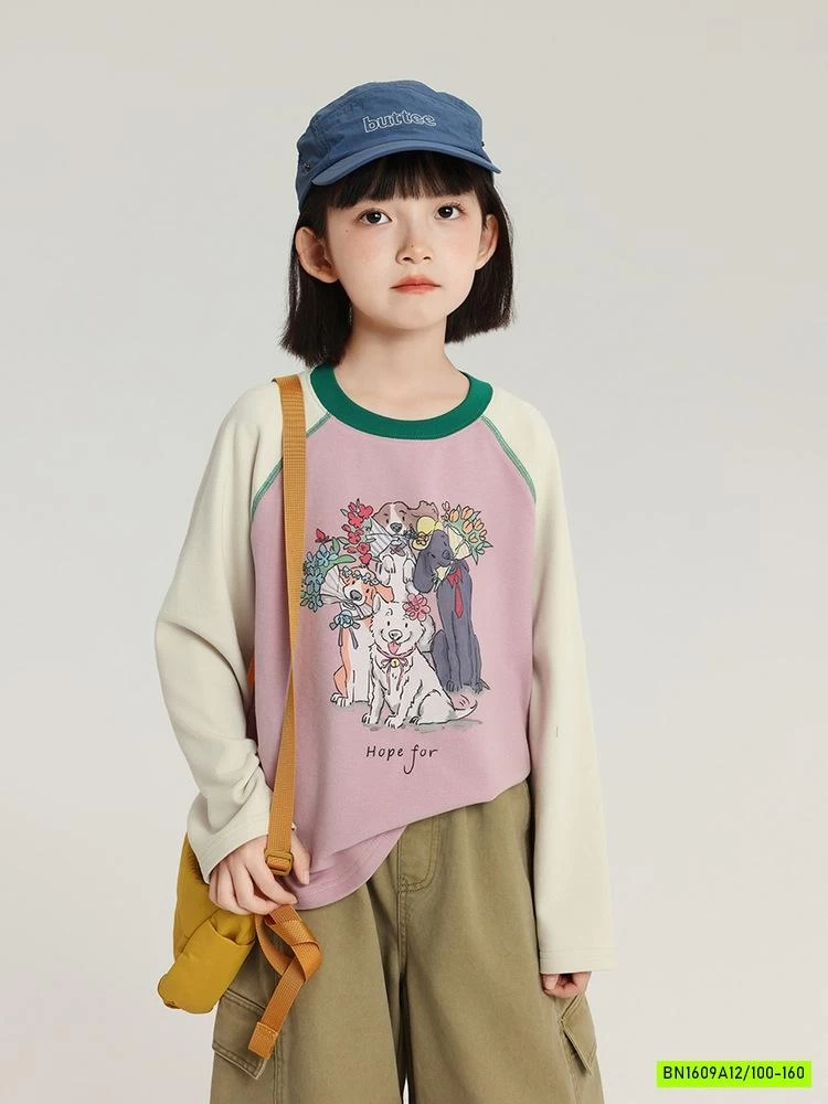 ÁO THUN PHỐI MÀU TAY IN HÌNH