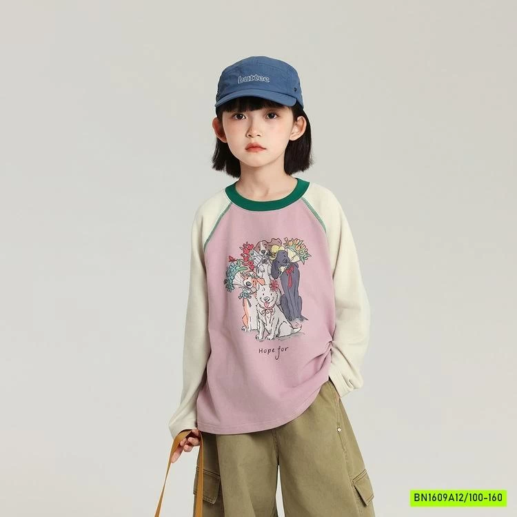 ÁO THUN PHỐI MÀU TAY IN HÌNH