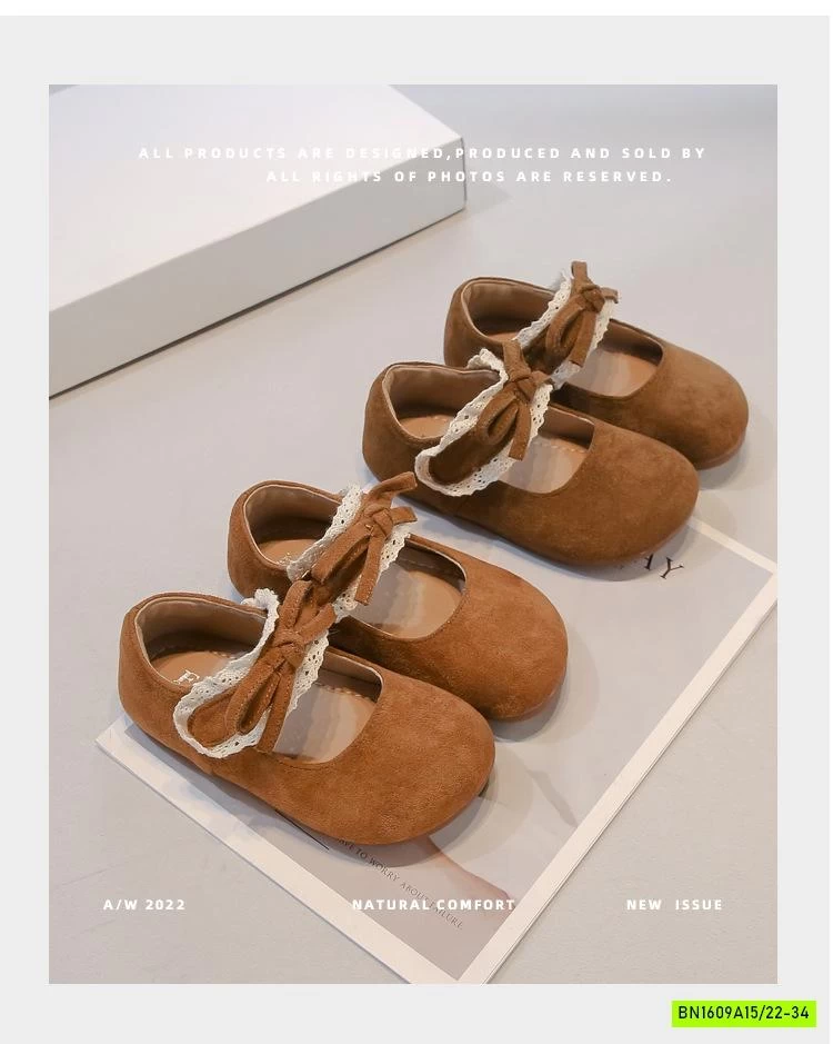 GIÀY DA LỘN PHỐI REN