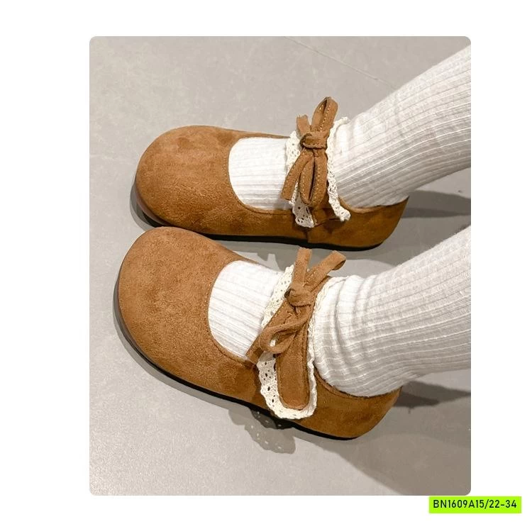 GIÀY DA LỘN PHỐI REN