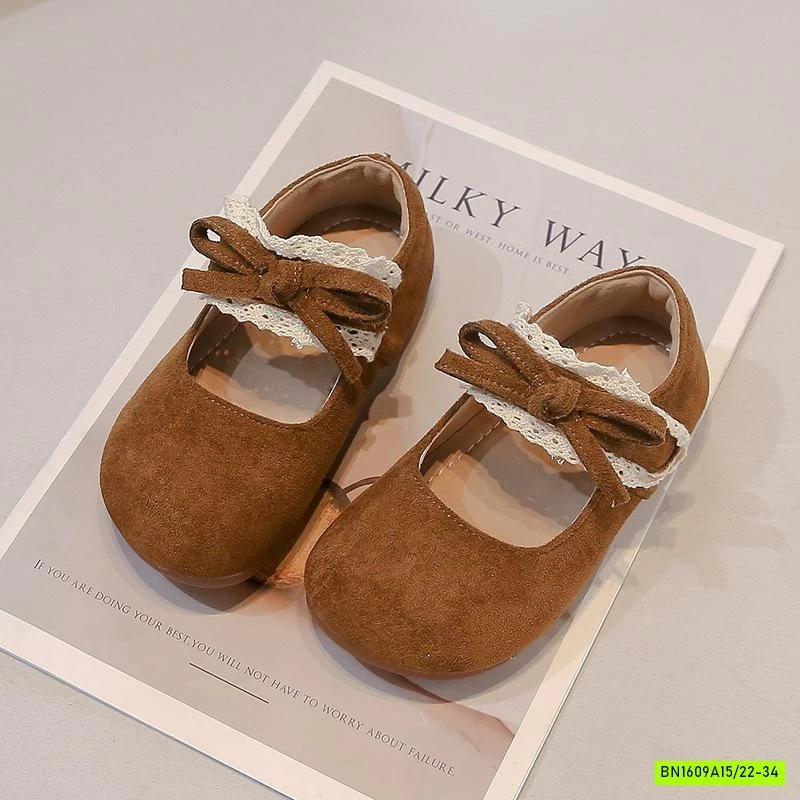 GIÀY DA LỘN PHỐI REN