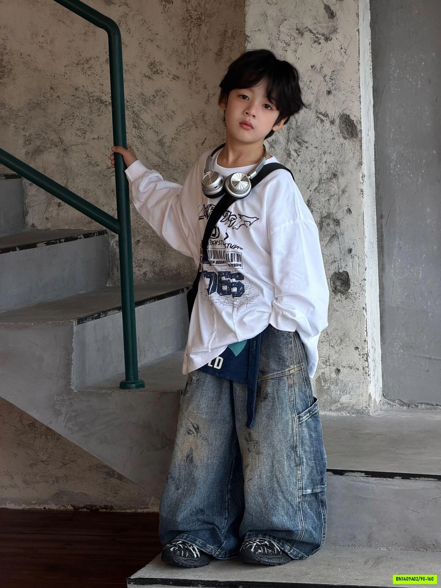 JEANS SUÔNG VẢY SƠN CÁ TÍNH FANSHU