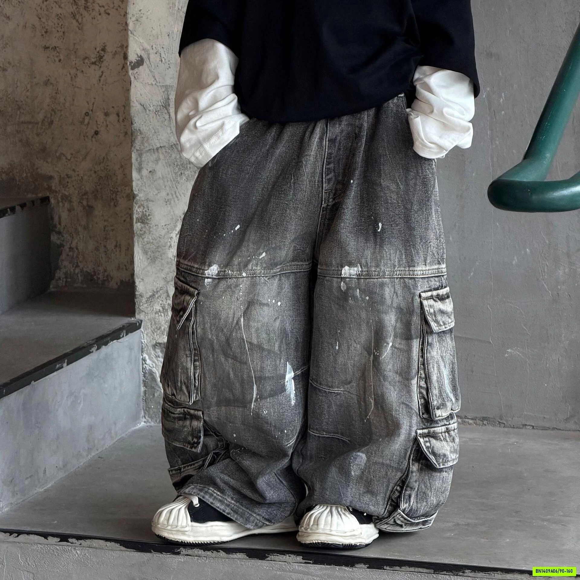 JEANS XÁM BẠC MÀU TÚI HỘP FANSHU