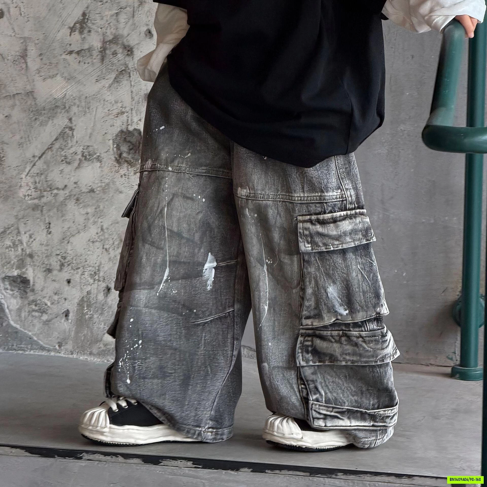 JEANS XÁM BẠC MÀU TÚI HỘP FANSHU
