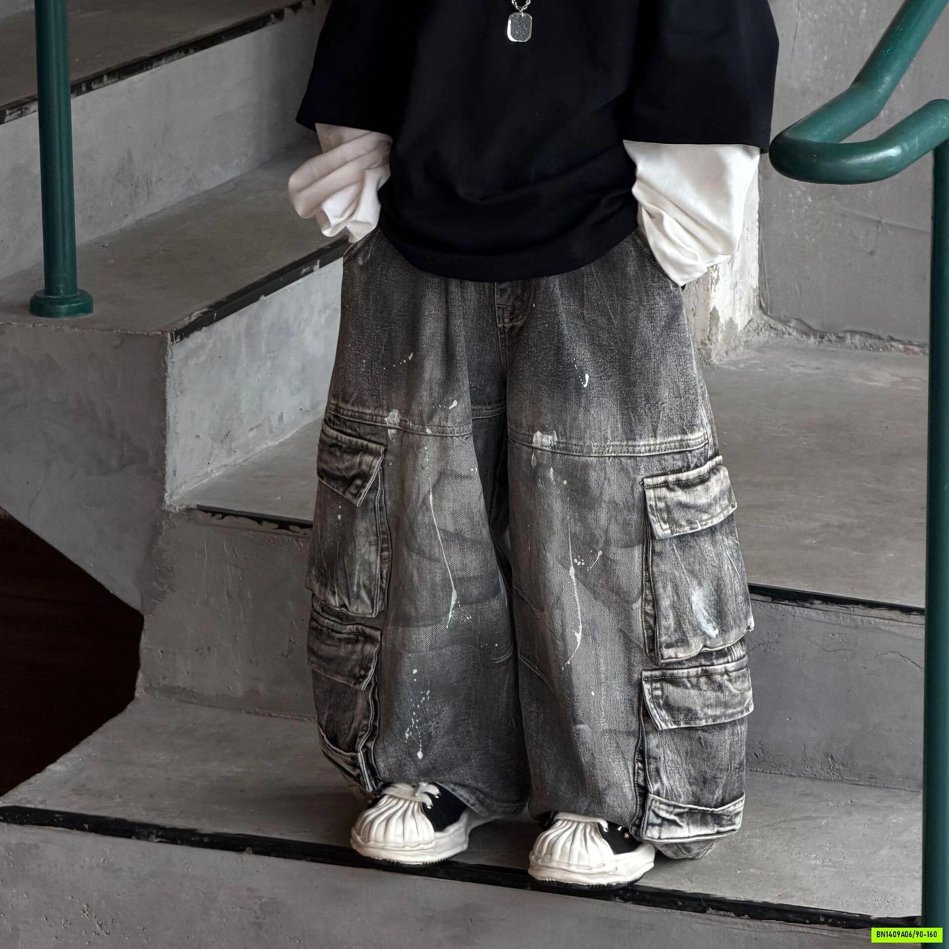 JEANS XÁM BẠC MÀU TÚI HỘP FANSHU