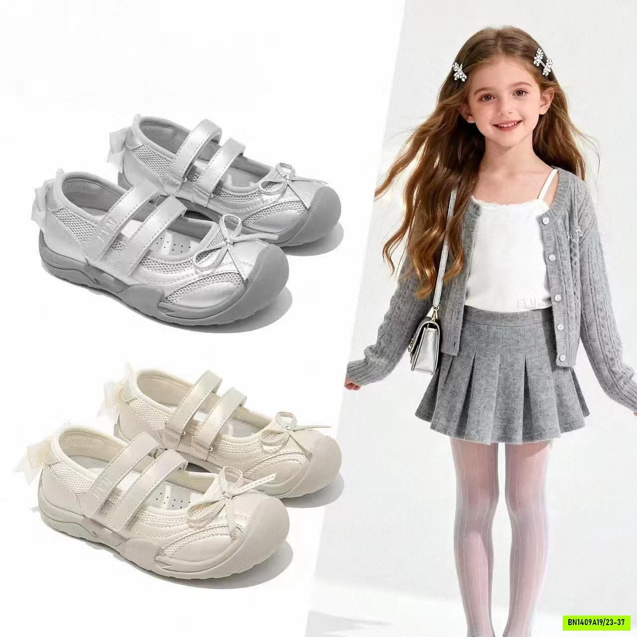 GIÀY MARY JANE DÁNG THỂ THAO GẮN NƠ