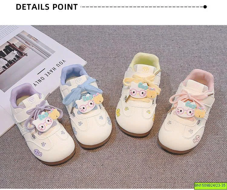 GIÀY THỂ THAO IN HÌNH MÈO CÁ DỄ THƯƠNG