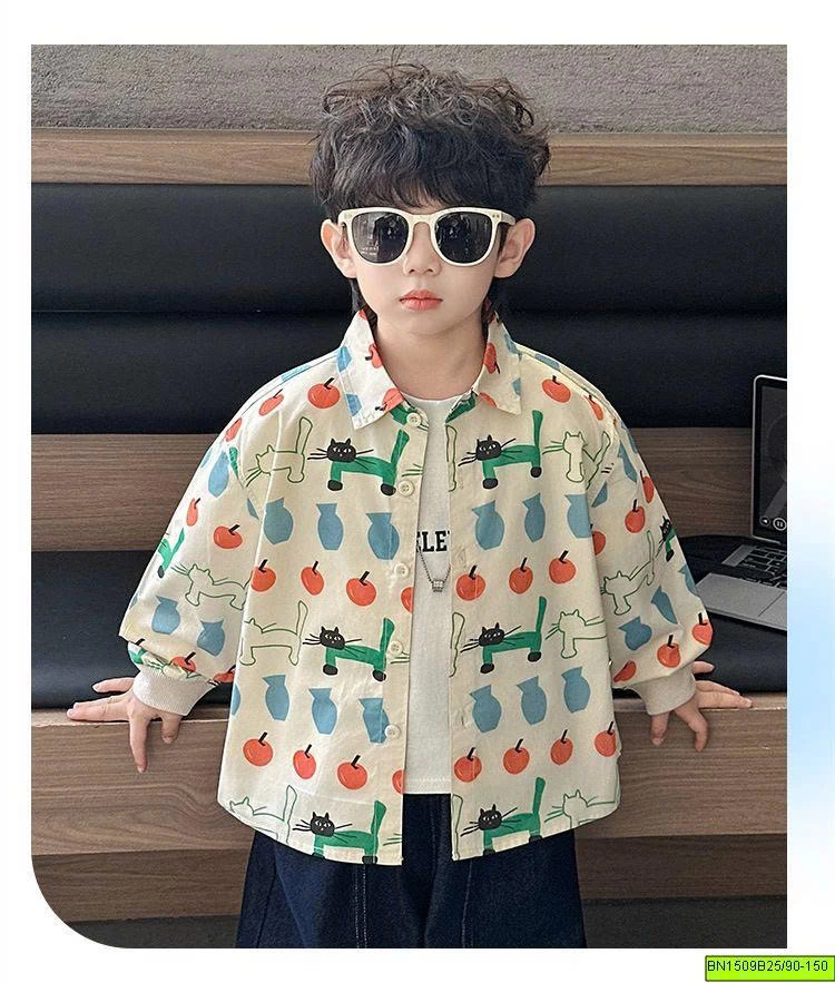 SƠ MI HỌA TIẾT MÈO