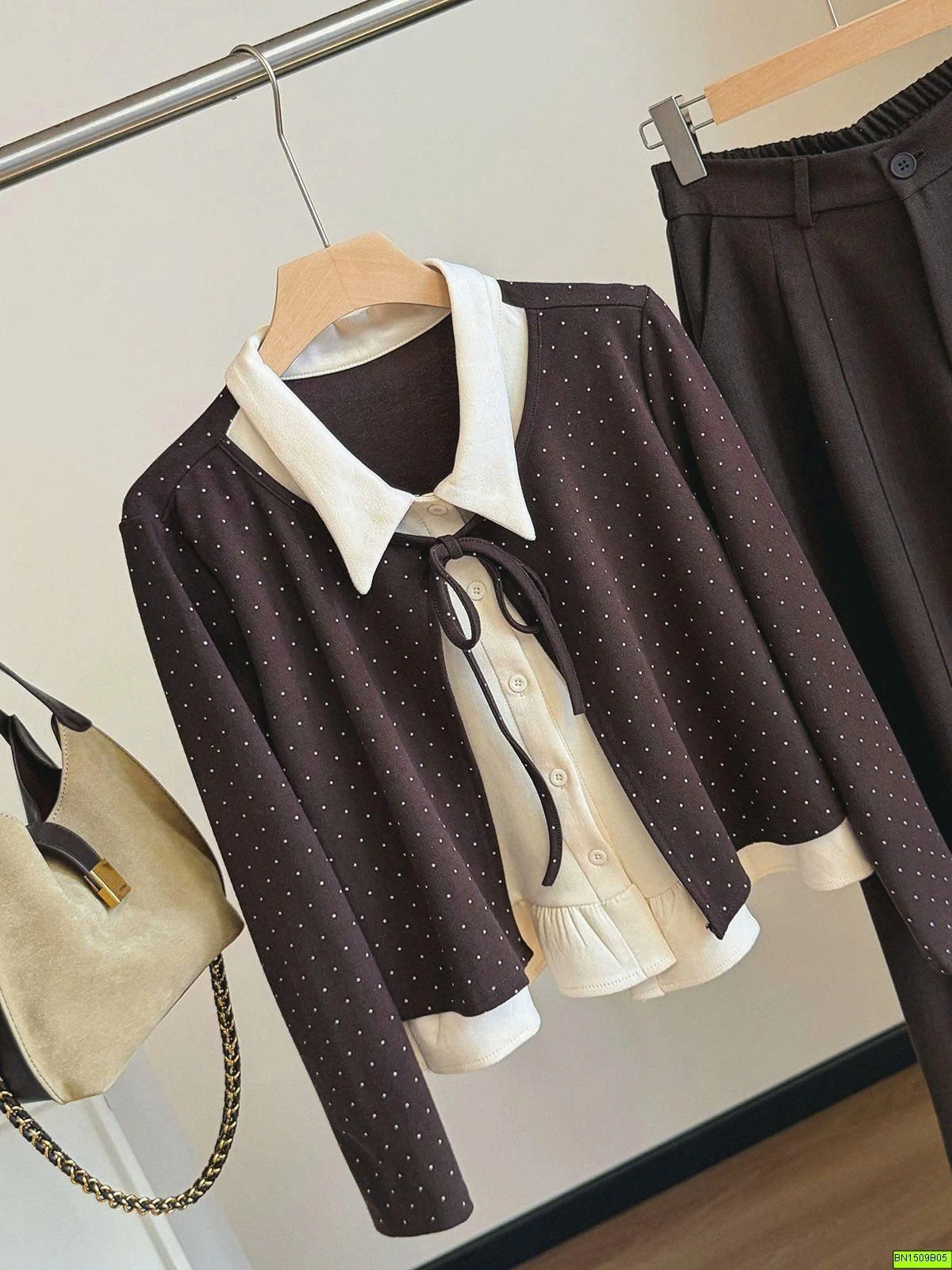 ÁO CARDIGAN GIẢ 2 MẢNH ANNA