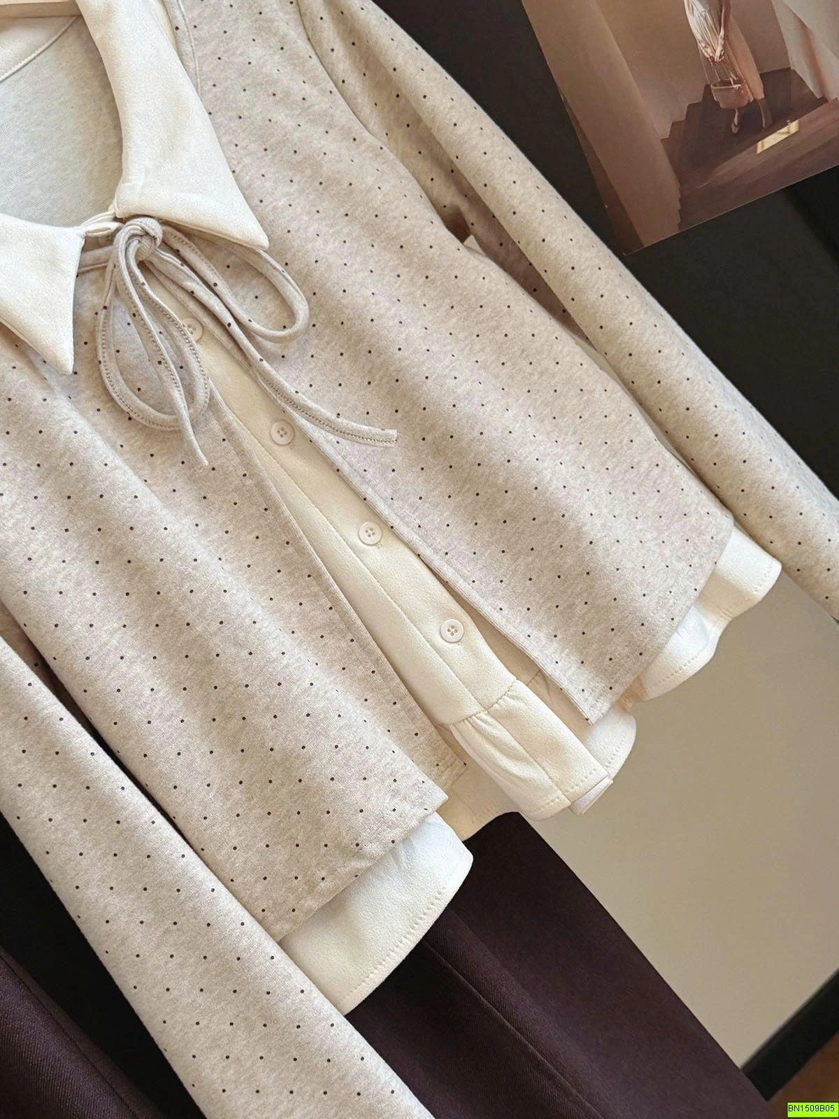 ÁO CARDIGAN GIẢ 2 MẢNH ANNA