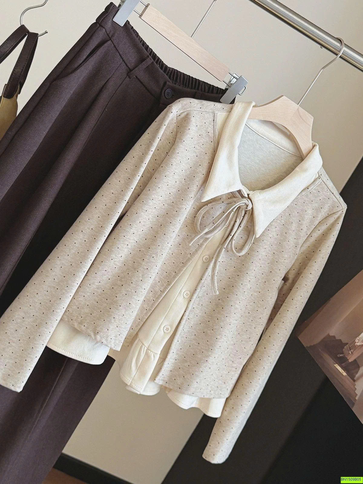 ÁO CARDIGAN GIẢ 2 MẢNH ANNA