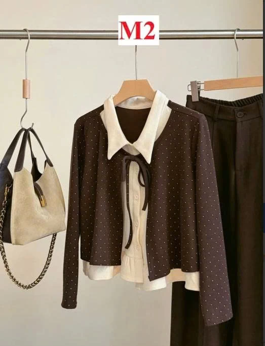 ÁO CARDIGAN GIẢ 2 MẢNH ANNA