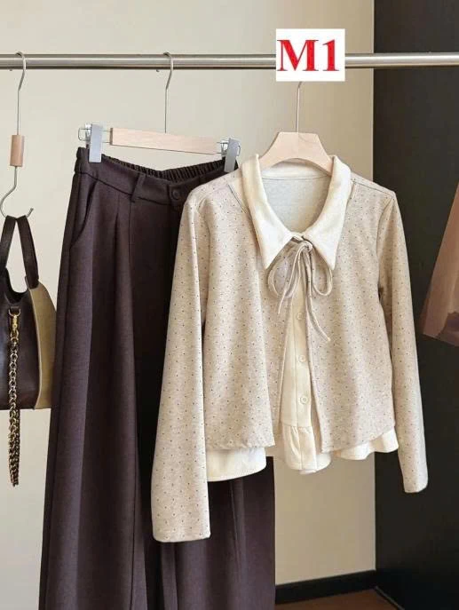 ÁO CARDIGAN GIẢ 2 MẢNH ANNA