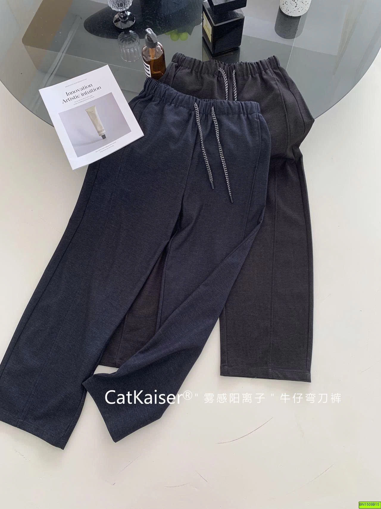 QUẦN DENIM NỮ CẠP CHUN