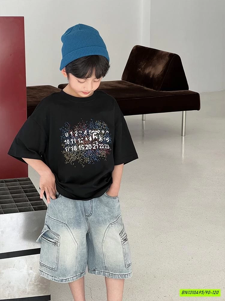 ÁO THUN ĐEN IN SỐ