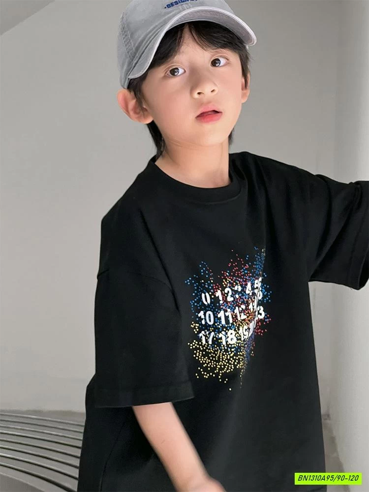 ÁO THUN ĐEN IN SỐ