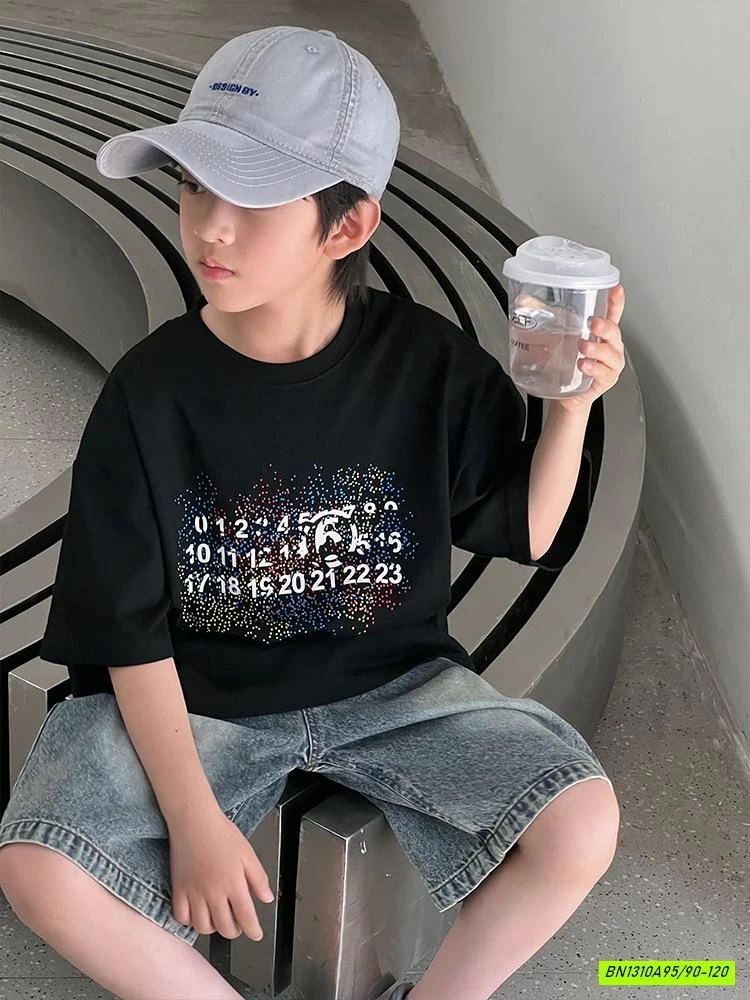 ÁO THUN ĐEN IN SỐ