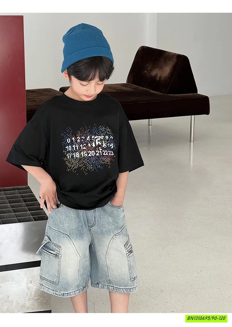 ÁO THUN ĐEN IN SỐ