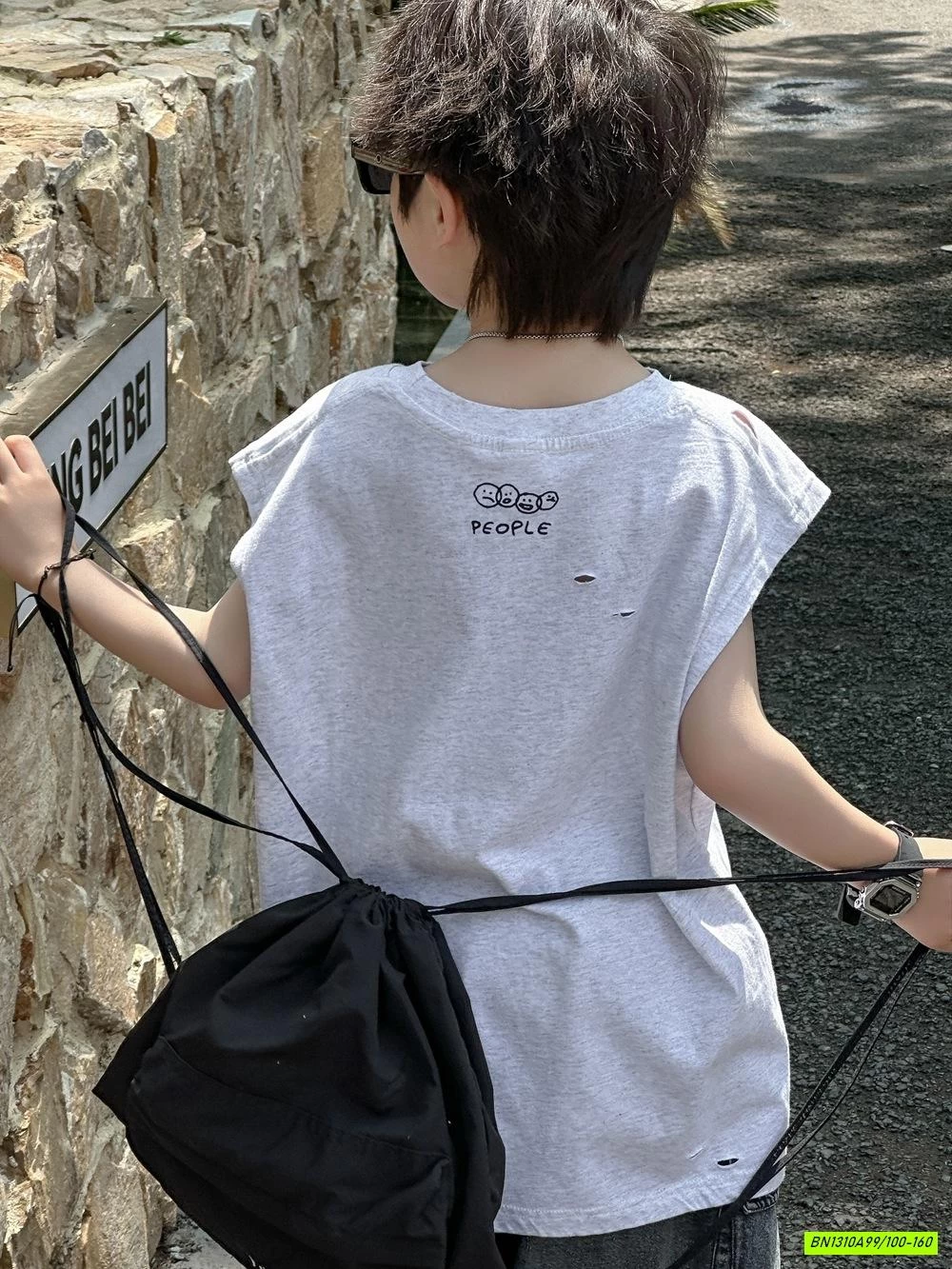 TANKTOP XÁM RÁCH IN HÌNH