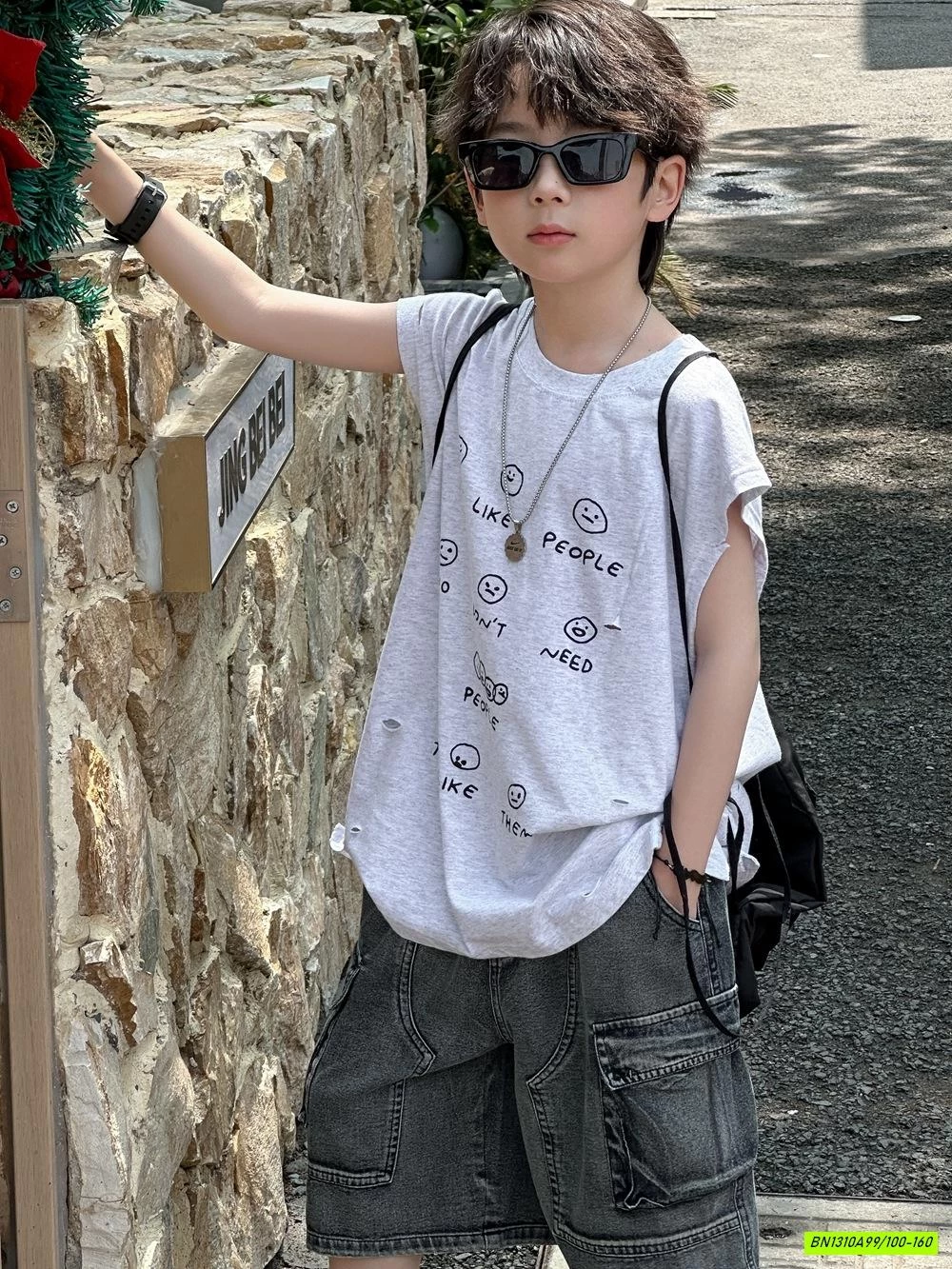 TANKTOP XÁM RÁCH IN HÌNH