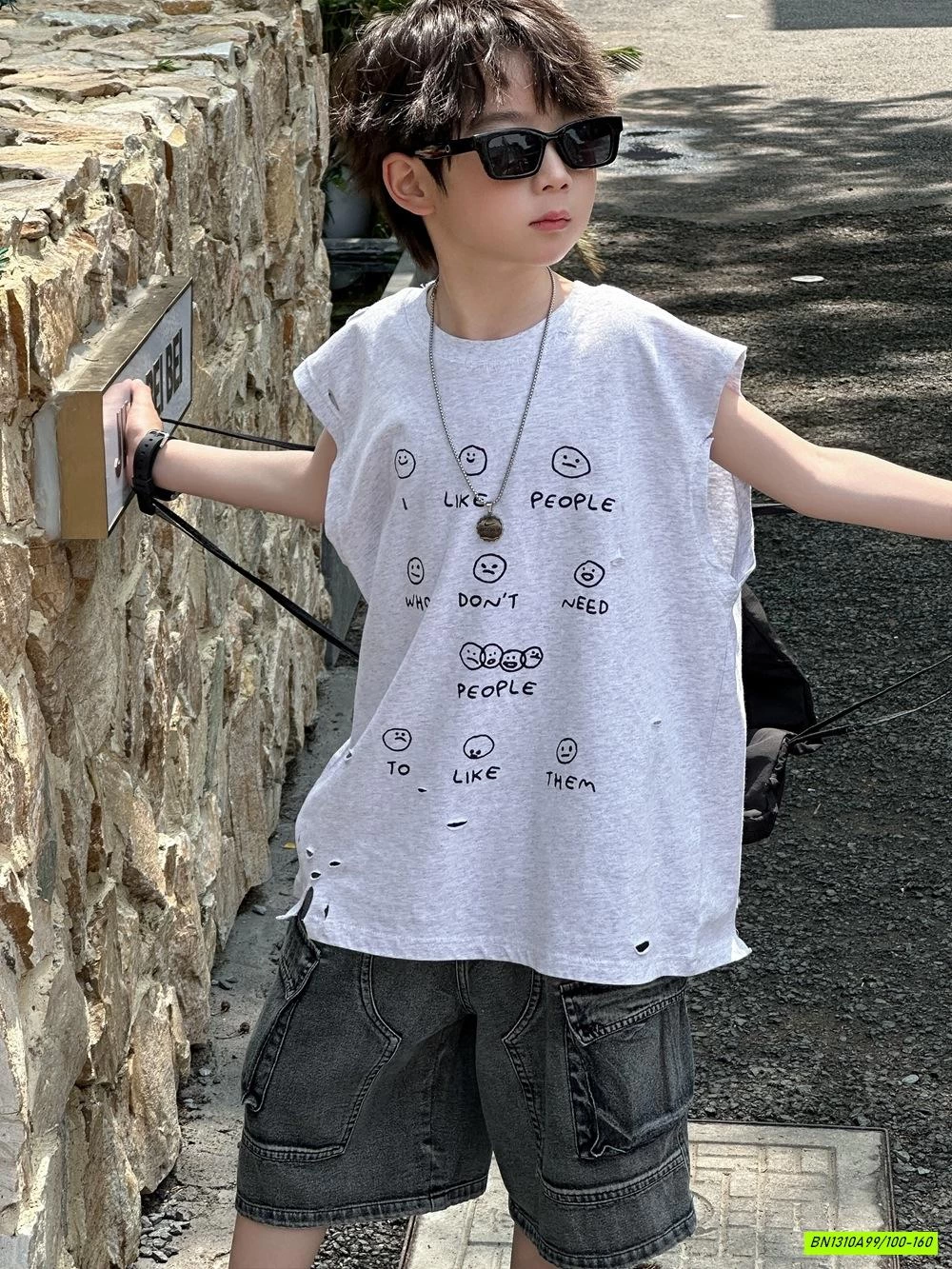 TANKTOP XÁM RÁCH IN HÌNH